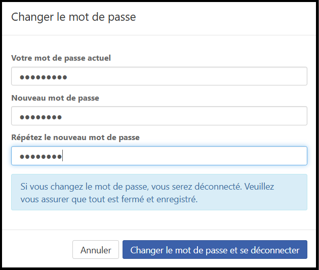 Webmail Changement de mot de passe Swizzonic.ch